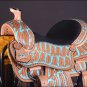 BH125-F HILASON BIG KING WESTERN WADE RANCH ROPING COWBOY LEATHER SADDLE 15"