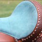 BH108-F HILASON WESTERN LEATHER BARREL RACING TRAIL PLEASURE RIDING SADDLE 15"