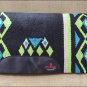 FE123-F HILASON WESTERN NEW ZEALAND WOOL HORSE SADDLE BLANKET BLACK GREEN
