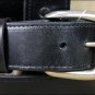 38IN. BLACK 1.5in LEATHER RANGER BELT CLASSIC 3 PIECE STYLING MADE IN USA