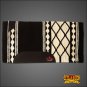 FE142-F HILASON WESTERN NEW ZEALAND WOOL SADDLE BLANKET BLACK WHITE