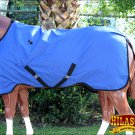 HILASON 600D RIPSTOP WATERPROOF POLY TURNOUT HORSE WINTER SHEET BLUE