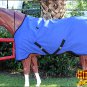 HILASON 600D RIPSTOP WATERPROOF POLY TURNOUT HORSE WINTER SHEET BLUE