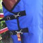 HILASON 600D RIPSTOP WATERPROOF POLY TURNOUT HORSE WINTER SHEET BLUE