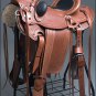 WD87A-F HILASON BIG KING SERIES WESTERN WADE RANCH ROPING COWBOY TRAIL SADDLE 15