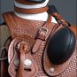 WD87A-F HILASON BIG KING SERIES WESTERN WADE RANCH ROPING COWBOY TRAIL SADDLE 15
