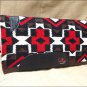 FEP257 MADE N USA HILASON WESTERN WOOL SHOCK BUSTER SADDLE BLANKET PAD BROWN RED