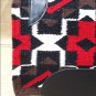 FEP257 MADE N USA HILASON WESTERN WOOL SHOCK BUSTER SADDLE BLANKET PAD BROWN RED
