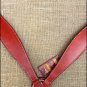HILASON LEATHER WESTERN HORSE BREAST COLLAR - MAHOGANY