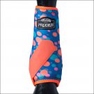 BLUE CORAL BUBBLE WEAVER PRODIGY ATHLETIC HORSE LEG BOOTS TWO PACK MEDIUM