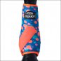 BLUE CORAL BUBBLE WEAVER PRODIGY ATHLETIC HORSE LEG BOOTS TWO PACK MEDIUM