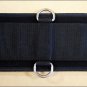 32 in. HILASON SHARKSKIN NEOPRENE CINCH STRAIGHT NICKLE PLATED BLACK
