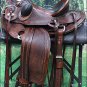 087A HILASON BIG KING SERIES WESTERN WADE RANCH ROPING COWBOY HORSE SADDLE 15 16