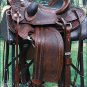087A HILASON BIG KING SERIES WESTERN WADE RANCH ROPING COWBOY HORSE SADDLE 15 16