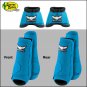 SML TURQUOISE RELENTLESS TREVOR BRAZILE FRONT REAR SPORT BELL BOOT 6 PACK HORSE