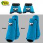 SML TURQUOISE RELENTLESS TREVOR BRAZILE FRONT REAR SPORT BELL BOOT 6 PACK HORSE
