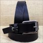 JUSTIN BLACK BENT RAIL BOMBER WESTERN LEATHER MEN'S BELT