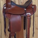 TO109CB-F HILASON TREELESS WESTERN TRAIL PLEASURE RIDING BARREL RACING SADDLE 16