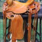 RS106BG-F HILASON WESTERN LEATHER BIG KING WADE RANCH COWBOY ROPING SADDLE 15"