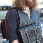 BH100BKSHL-F HILASON WESTERN LEATHER SADDLE SHOULDER BAG