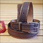 44" HILASON HAND MADE BUFFALO HIDE LEATHER HEAVY DUTY STICHED GUN HOLSTER BELT