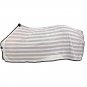 81in. TOUGH-1 LIGHT WEIGHT PROTECTIVE HORSE FLY SCRIM SHEET WHITE W/ BLACK TRIM