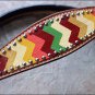 HILASON WESTERN LEATHER HORSE BRIDLE HEADSTALL AZTEC HAND PAINT