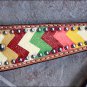 HILASON WESTERN LEATHER HORSE BRIDLE HEADSTALL AZTEC HAND PAINT