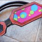 HILASON WESTERN LEATHER HORSE BRIDLE HEADSTALL MAHOGANY W/ BUBBLES INLAY