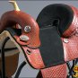 TW107M-F HILASON TREELESS WESTERN TRAIL BARREL RACING LEATHER CHILD SADDLE 13"