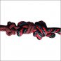 PROFESSIONAL CHOICE DURABLE HORSE NYLON ROPE HALTER W/ MATCHING LEAD CRIMSON