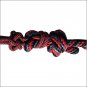 PROFESSIONAL CHOICE DURABLE HORSE NYLON ROPE HALTER W/ MATCHING LEAD CRIMSON