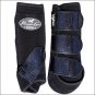 SML PROFESSIONAL CHOICE SPORTS MEDICINE HORSE LEG BOOTS 4 PACK GLITTER BLACK