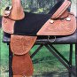 TW101M-F HILASON TREELESS WESTERN TRAIL BARREL RACING LEATHER HORSE SADDLE 14"