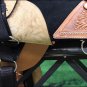TW101M-F HILASON TREELESS WESTERN TRAIL BARREL RACING LEATHER HORSE SADDLE 14"