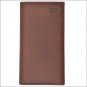 JUSTIN BROWN TAN DISTRESSED LEATHER BASIC RODEO MENS WALLET W/ 5 CARD SLOTS