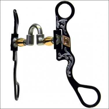 SANTA FE CLASSIC ANTIQUE FINISH SHORT SHANK CORRECTIONAL HORSE CURB BIT