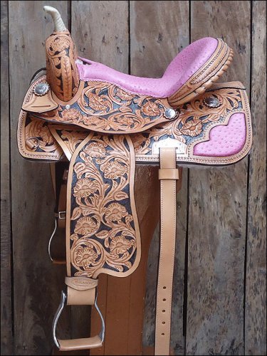 OS189F- HILASON WESTERN BARREL RACING TRAIL PLEASURE SADDLE 15