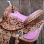OS189F- HILASON WESTERN BARREL RACING TRAIL PLEASURE SADDLE 15