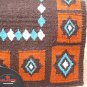 MADE IN USA HILASON WESTERN WOOL SHOCK BUSTER SADDLE BLANKET PAD BROWN TURQUOISE
