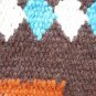 MADE IN USA HILASON WESTERN WOOL SHOCK BUSTER SADDLE BLANKET PAD BROWN TURQUOISE