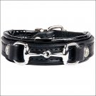 8 3/4" NOBLE OUTFITTTERS ADJUSTABLE LEATHER ON THE BIT BRACELET OAK