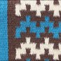 MADE N USA HILASON WESTERN WOOL SHOCK BUSTER SADDLE BLANKET PAD TEAL BROWN BEIGE