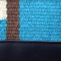 MADE N USA HILASON WESTERN WOOL SHOCK BUSTER SADDLE BLANKET PAD TEAL BROWN BEIGE