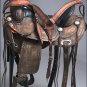 HILASON TREELESS WESTERN LEATHER TRAIL BARREL RACING SADDLE 15 W/ BRIDLE COLLAR