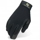 4 SIZE HERITAGE PERFORMANCE RIDING GLOVES HORSE EQUESTRIAN - BLACK