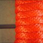 ORANGE HILASON WESTERN TACK HORSE POLY SOFT LEAD ROPES W/ BRASS PLATED SNAP