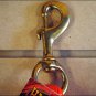 ORANGE HILASON WESTERN TACK HORSE POLY SOFT LEAD ROPES W/ BRASS PLATED SNAP