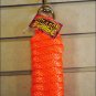 ORANGE HILASON WESTERN TACK HORSE POLY SOFT LEAD ROPES W/ BRASS PLATED SNAP