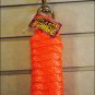 ORANGE HILASON WESTERN TACK HORSE POLY SOFT LEAD ROPES W/ BRASS PLATED SNAP